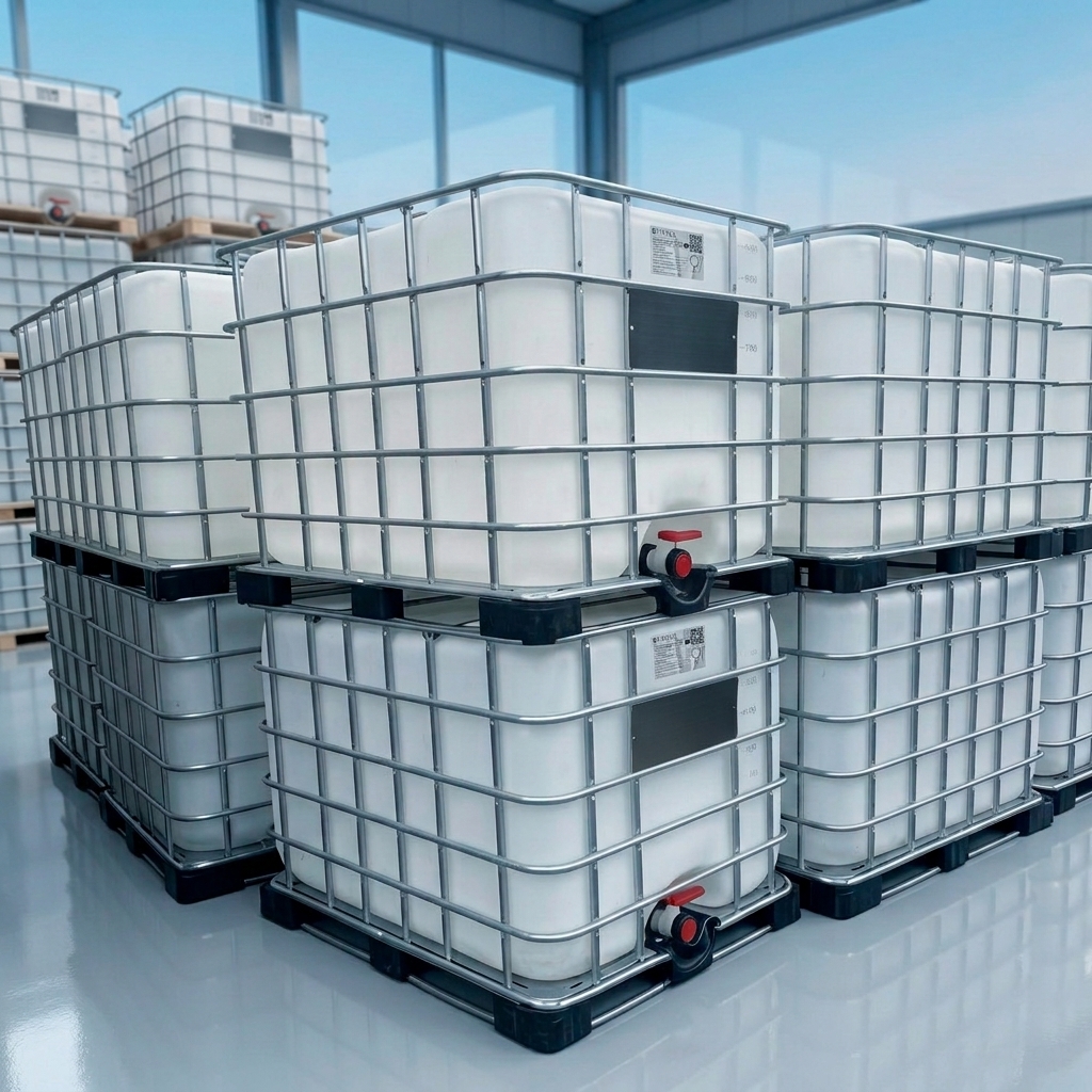 Еврокуб IBC ATTIKA 1000 л новый на металлопластиковом поддоне, для химической промышленности.